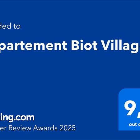 Appartement Biot Village Bagian luar foto