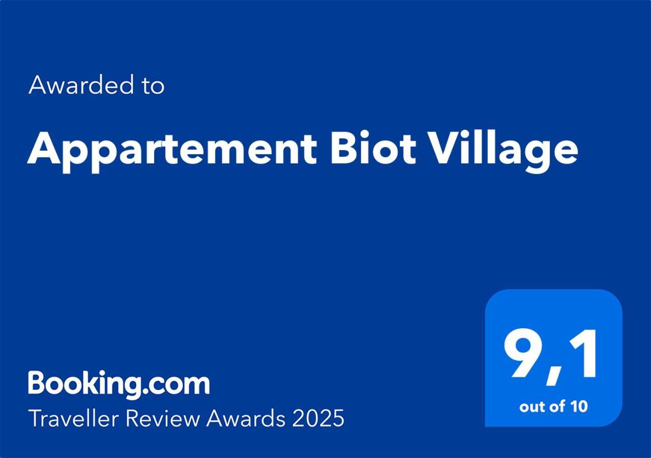 Appartement Biot Village Bagian luar foto